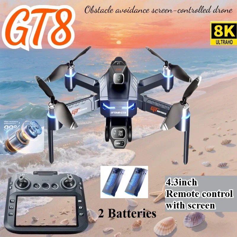 Drone 4K HD GT8 Camera Obstacl - Drone Thermal Imaging 评论和价格