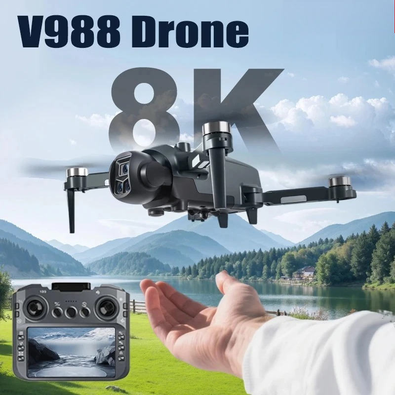 Original V988 Drone 8K HD Dual - Drone Thermal Imaging 评论和价格